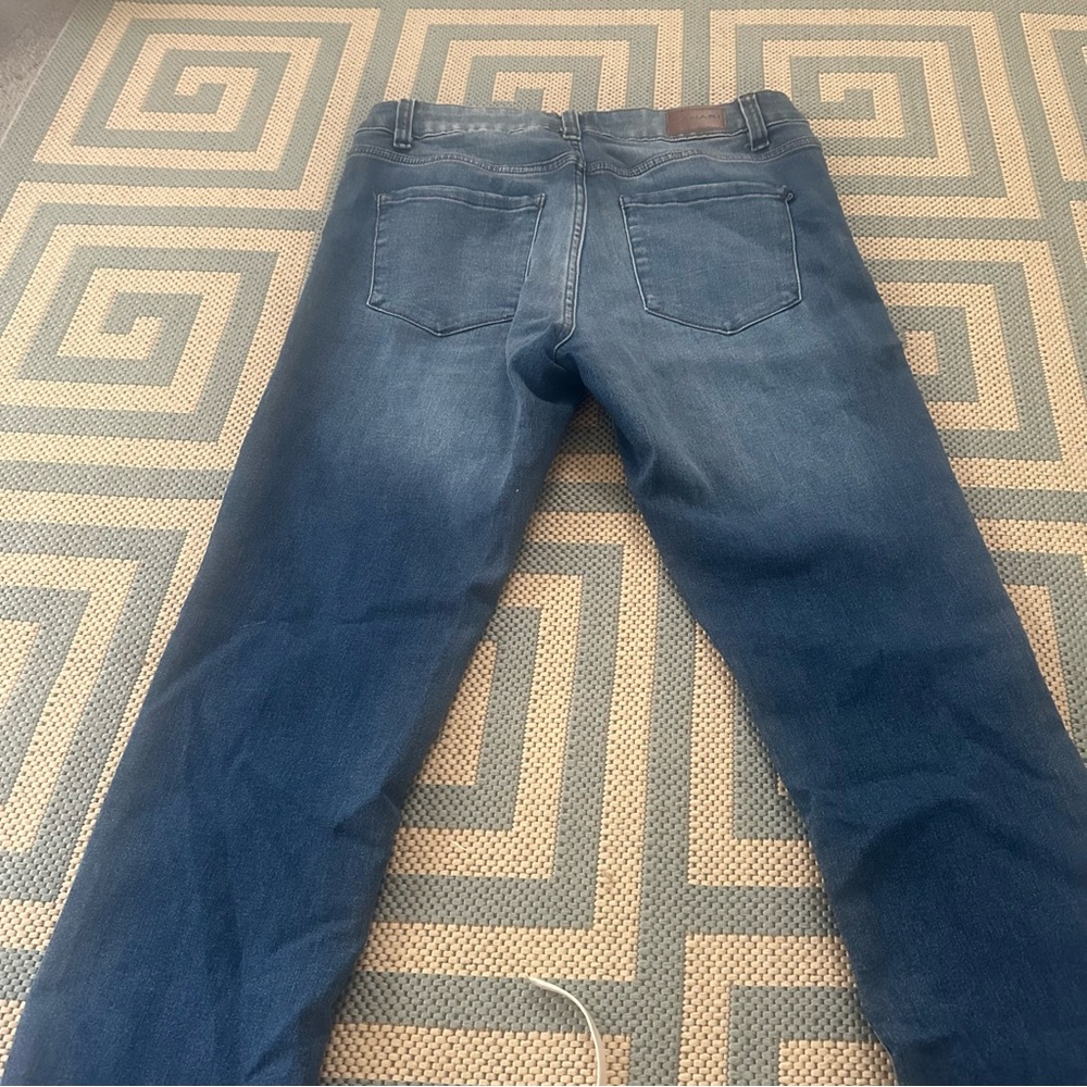 Tahari Blue Ankle Jeans - Picture 3 of 7